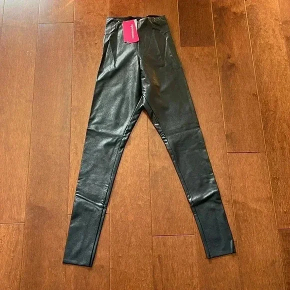 NWT Commando Faux Leather Leggings Navy - Picture 2 of 8